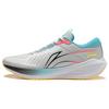Li Ning MINE V2 Амортизирующие Скользкие Устойчивые к истиранию Низкие Беговые кроссовки Мужские Серый Синий ARST053-9