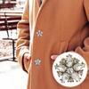 1/5Pcs Rhinestone Star Button Cover No Sew Instant Removal Men Women Blouses Dresses Coats Shawls Shirts Buttons Cover Decorative Cufflink