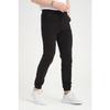 Men's Black Jogger Leg Plain Sweatpants
