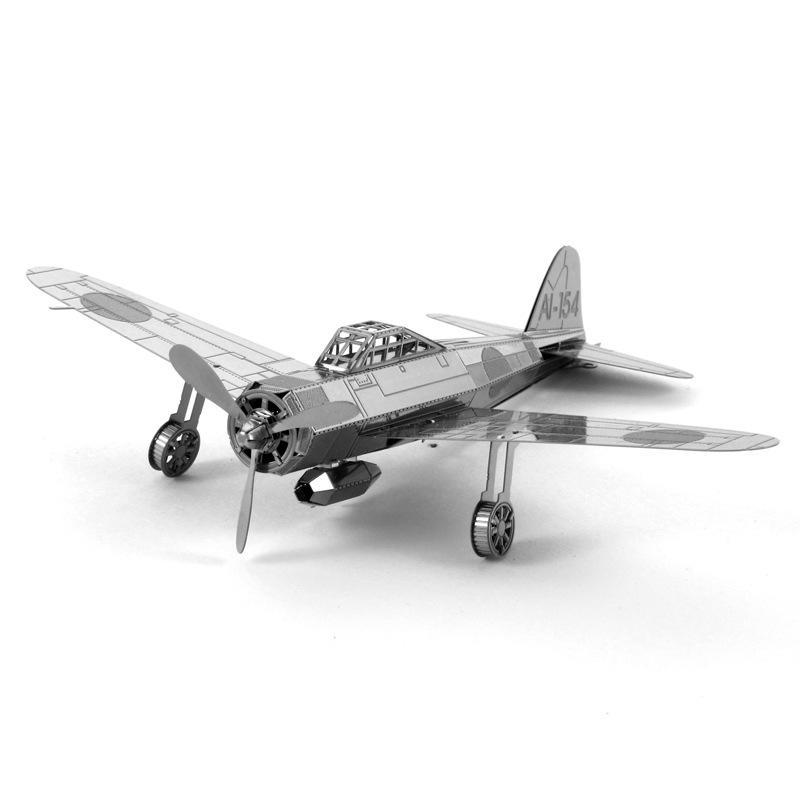 3D Металлический Пазл DIY Мульти Стиль Самолет Истребитель Космический Шаттл Модель Головоломка Детский Взрослый Хобби