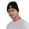 Шапки с принтом Bitcoin для водителей грузовиков, унисекс, эластичная вязаная шапка, зимние теплые шапки-бини, головные повязки, дорожная кепка, шапки-бини