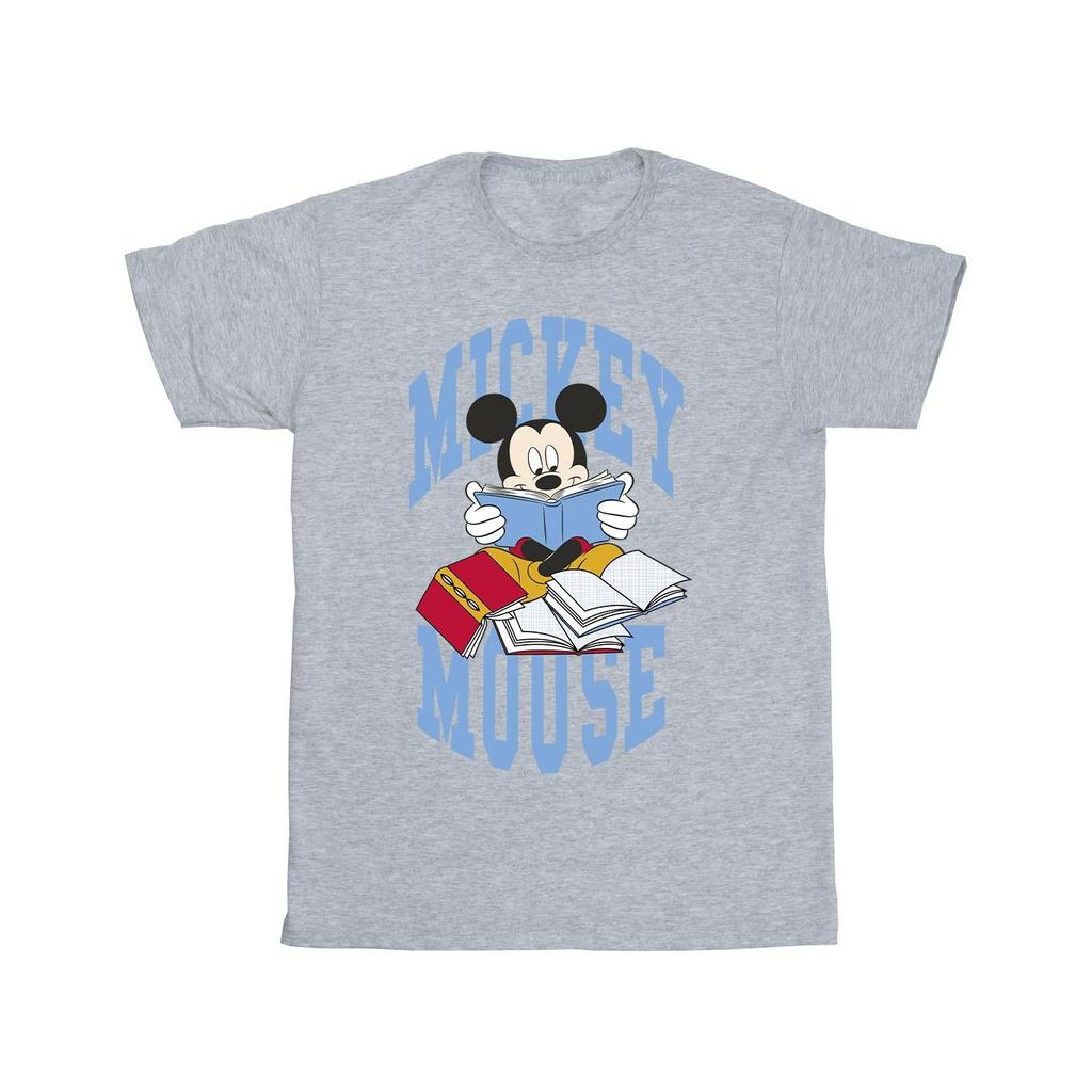 Disney Boys Mickey Mouse Reading Books T-Shirt