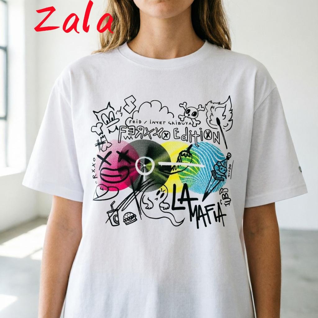 Funny Cartoon Ferxxoo Feid Unisexs Tshirt Retro Unisex Sweatshirt Summer Tshirt Unisex Tees Casual Short Sleeved Unisexs Clothing
