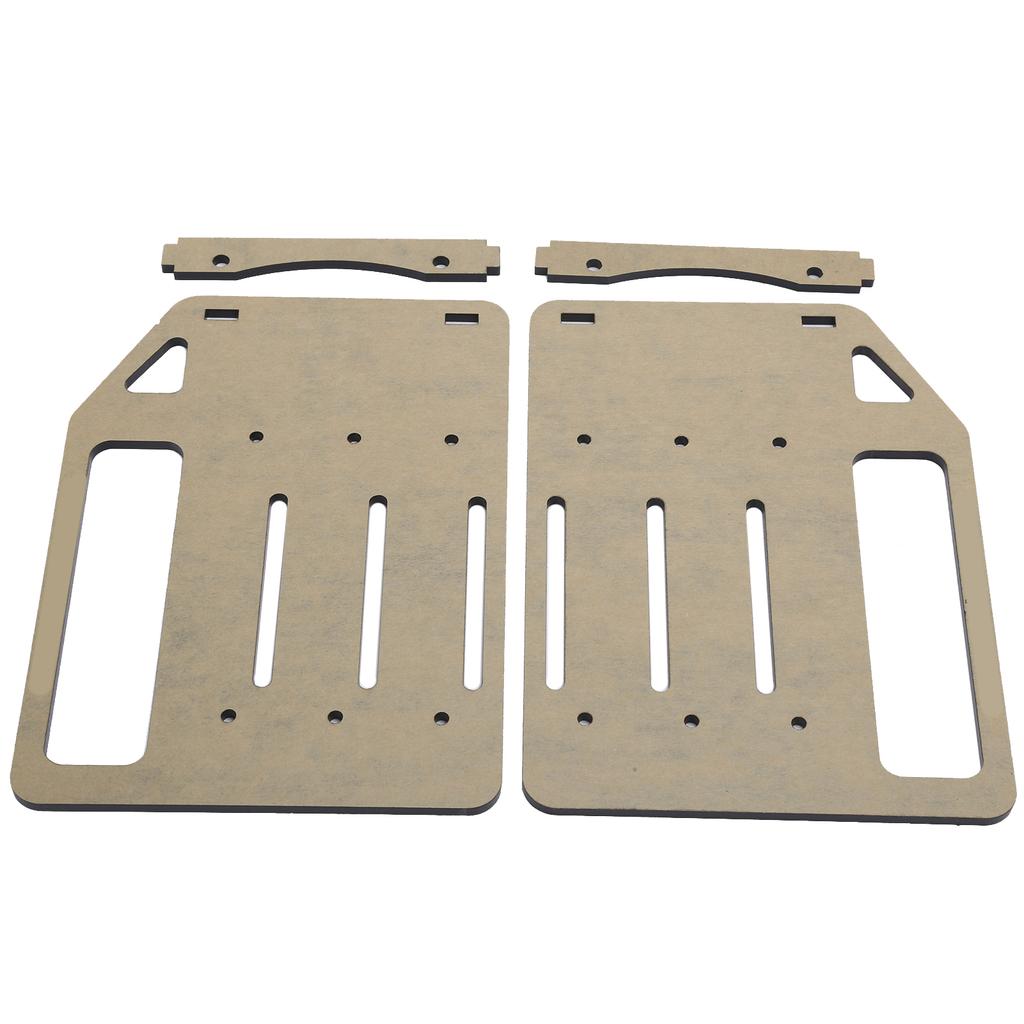 Acrylic Hard Drive Bracket Stand DIY 3.5in Hard Disk Shelf HDD Black Cage YJY3F002