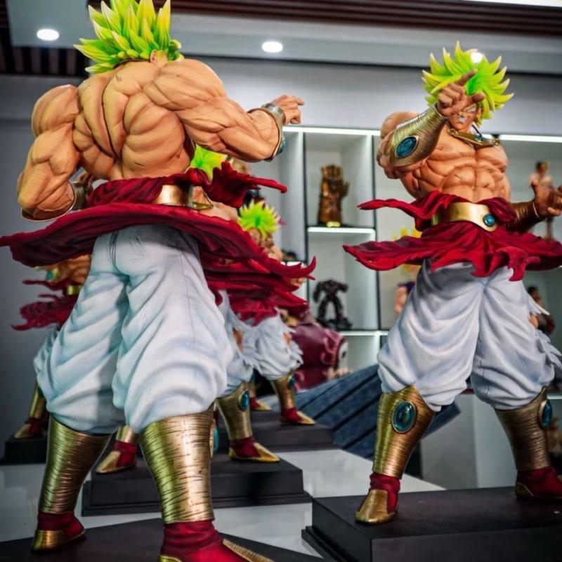 CKandJt Статуэтка Dragon Ball Z Броли Фигурка Ssj3 Броли Супер Сайян ПВХ Фигурки Действия 27 см/19,69 дюйма Набор Режим Игрушки Подарки