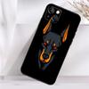 Такса Доберман Собака Ударопрочный Чехол Для iPhone 17 16 15 14 11 Pro Max Plus 12 13 Mini 16e 17 Air Чехол Для Телефона