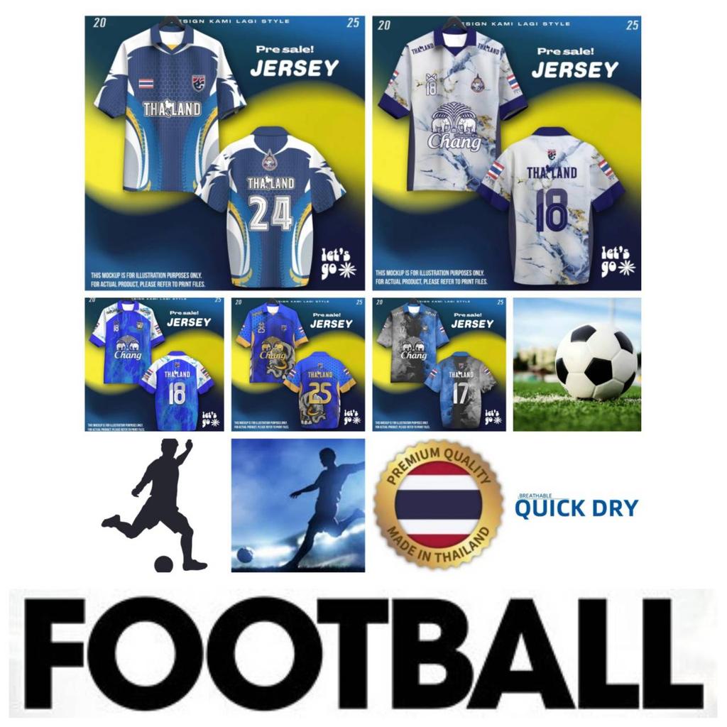 ТАИЛАНД Футбол Футбол Поло Винтажная Футболка Национальный Флаг Логотип Слона Значок Унисекс Мужчины Женщины ДЖЕРСИ Принт Быстросохнущая С Коротким Рукавом Форма