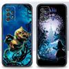 Силиконовый чехол для телефона Samsung Galaxy A71 A30 A01 A04 A03 A20e A20s A51 A70 A40 A10 A50 A20 Алиса в стране чудес Чеширские коты
