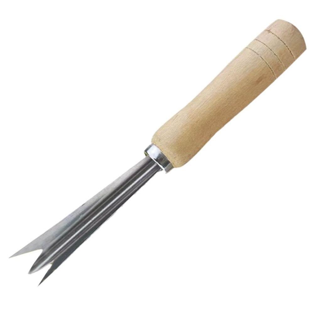 Wooden Handle Pineapple Seed Remover Portable Eye-digging Clip Creative Pineapple Peeler Home