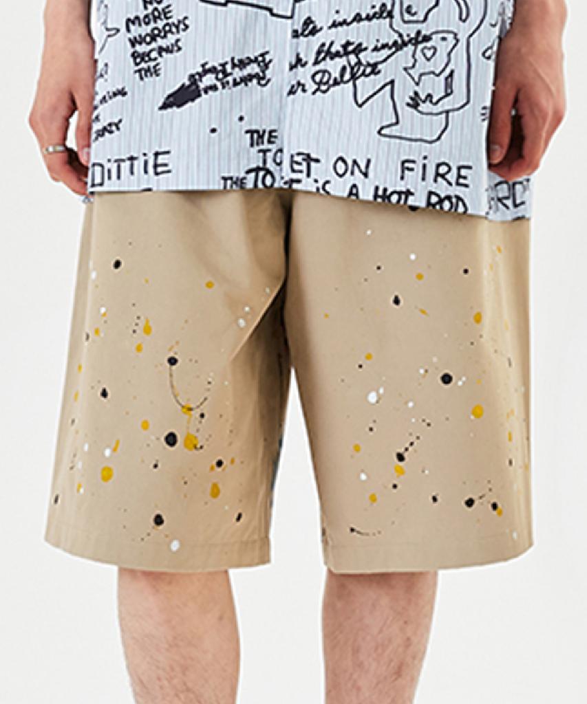 MARK GONZALES Painter Chino Short - Beige
