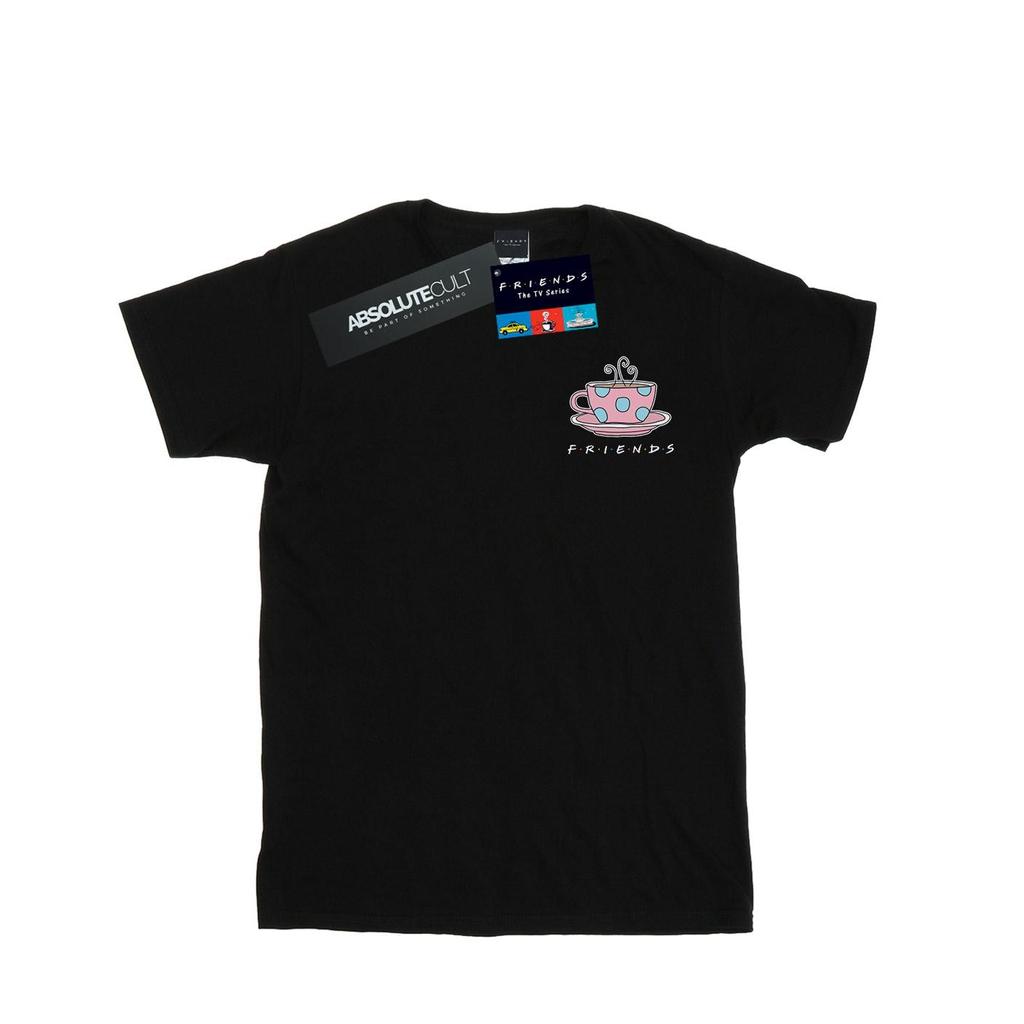 Friends Womens/Ladies Coffee Cup Breast Print Cotton Boyfriend T-Shirt