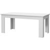 Table à manger PILVI - 8 personnes - Blanc - L 180 x I90 x H 75 cm