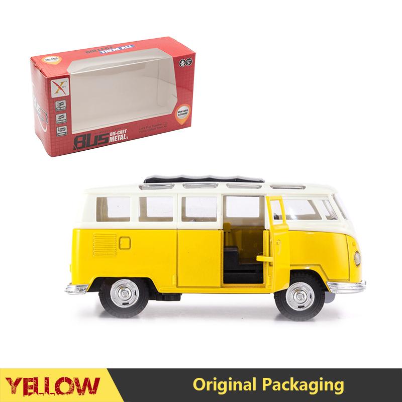 1/32 Alloy Bus Car Model: A Fun and Educational Toy for Boys! Christmas, Halloween, Thanksgiving Day Gift