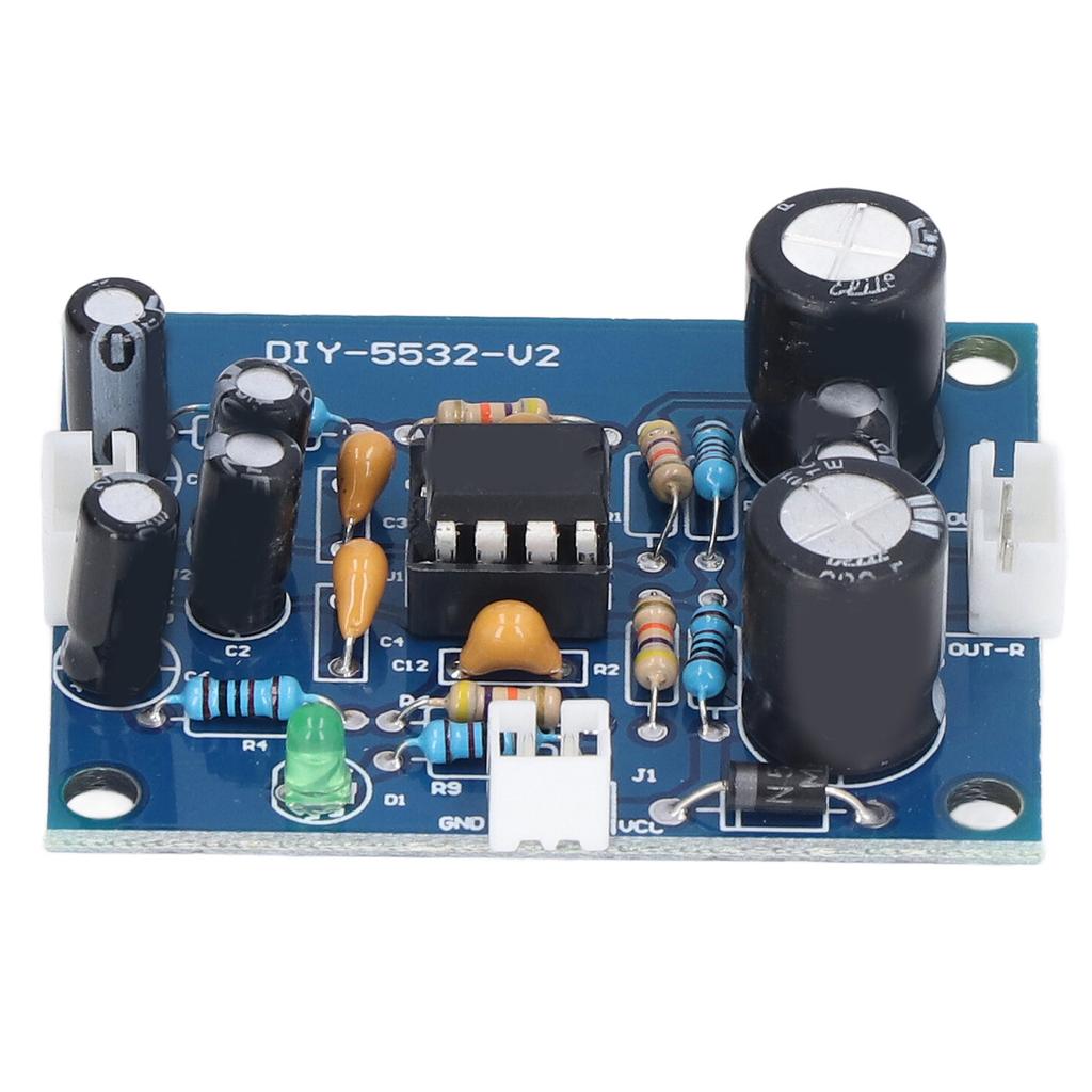 Preamplifier Board PCB Single Power Front Panel Double Panels Design 5 Times Magnification 12?35V
