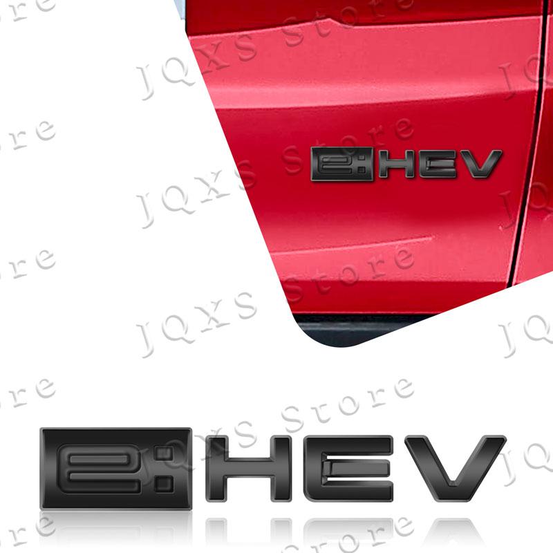 3D ABS Plastic Emblem Car Side Fender Badge Car Rear Trunk Sticker For Honda Odyssey Accord Hybrid e: HEV Logo Accessories
