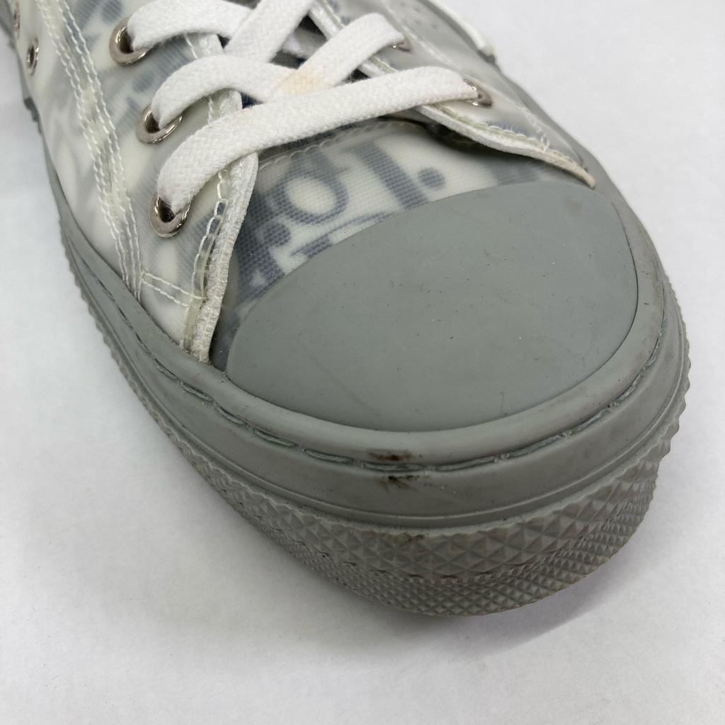 Dior LS0721 Oblige Low Top Shoes 41 Gray / whiteUsed