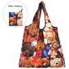 1PC Reusable Shopping Bag Folding Nylon Bag Printing Eco Large Capacity Grocery Bags Waterproof Portable Shopping Bags