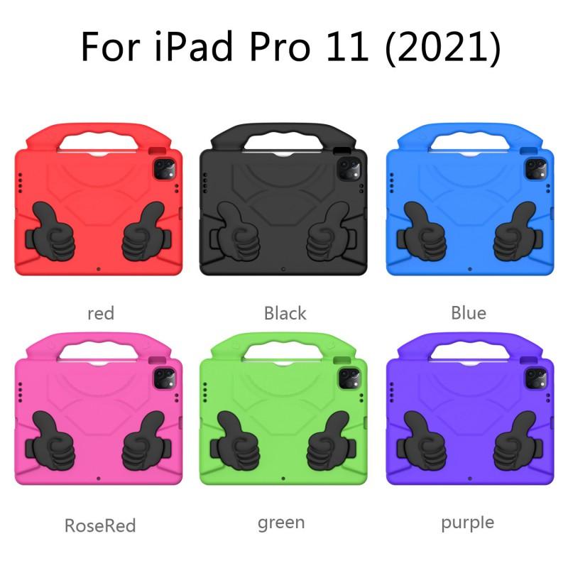 IPad Air 11 Inch Case With Kickstand Full Coverage Anti-Slip Shockproof Cover Kids Cartoon Design Ins Style