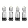 4pcs Universal Car Tubeless Aluminum Alloy Air Bicycle Tire Valve Stems Caps Tyre Wheel Round Cover Auto Accessories Stems & Cap