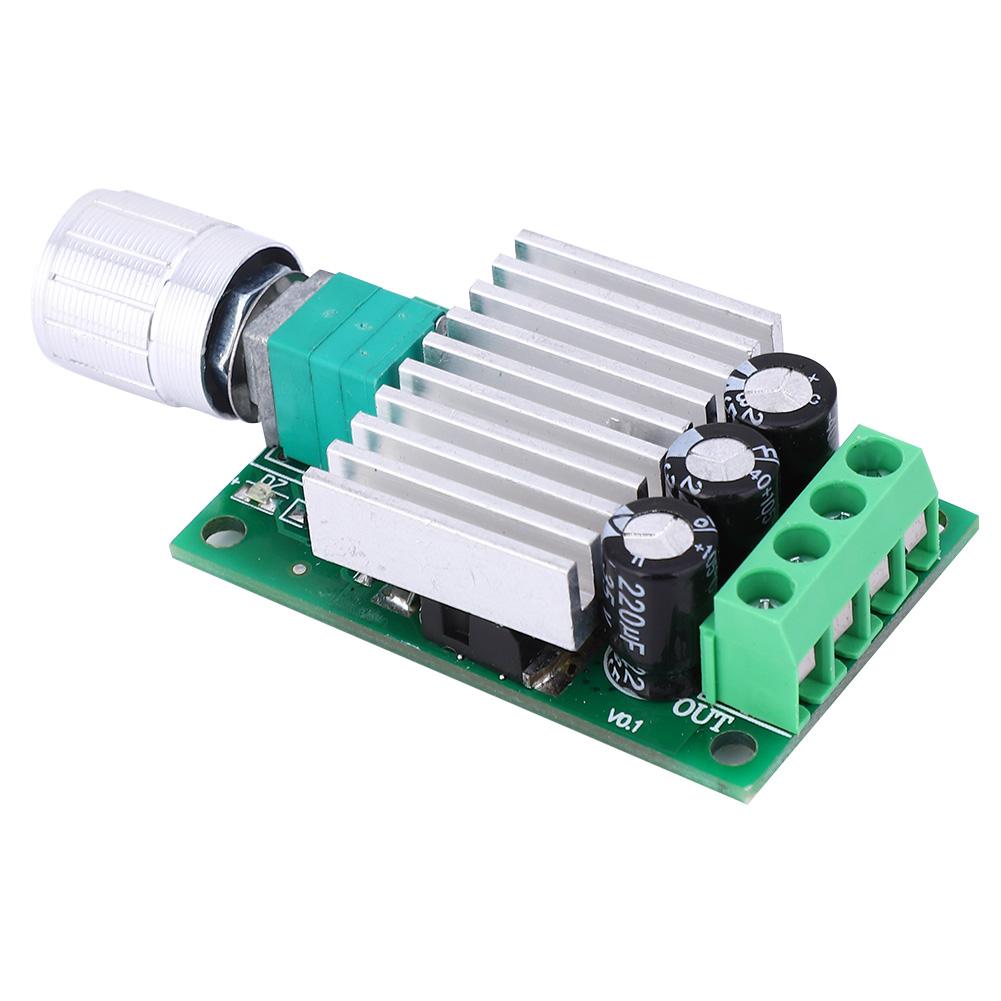 DC 1230V ШИМ Регулятор скорости двигателя постоянного тока Модуль платы 10А Высокомощный регулятор скорости Диммирование