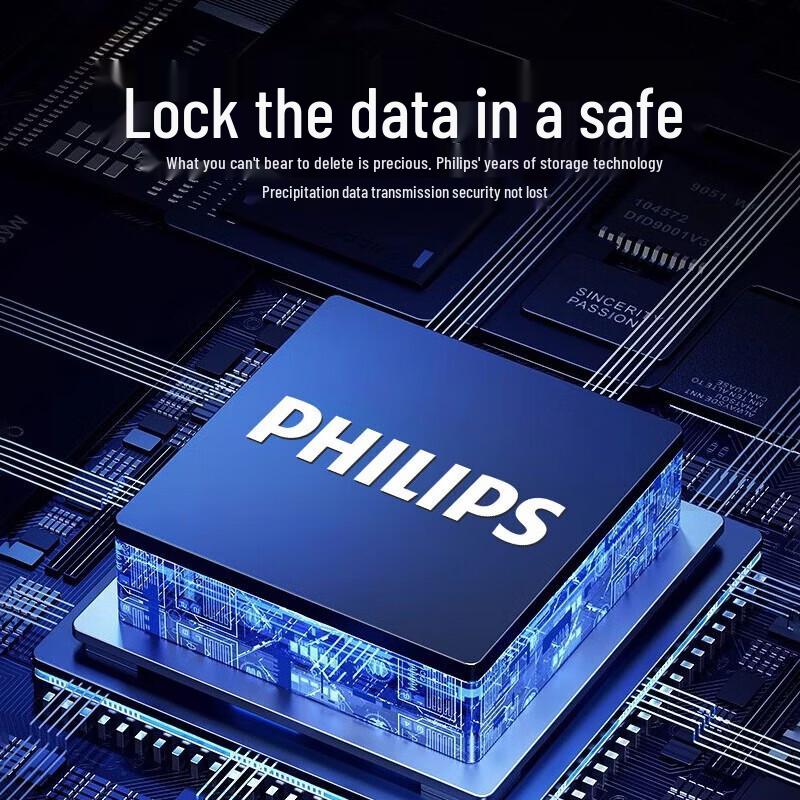Philips 61UT-D USB-накопитель с двойным интерфейсом, 2 шт.