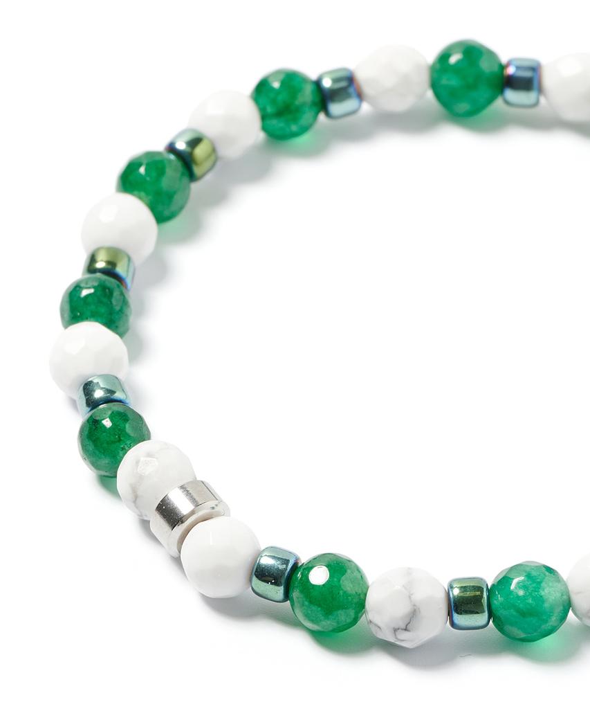 Браслет Jbans Classic Green Point с тройной смесью драгоценных камней (C2503Ac1343_Gn)