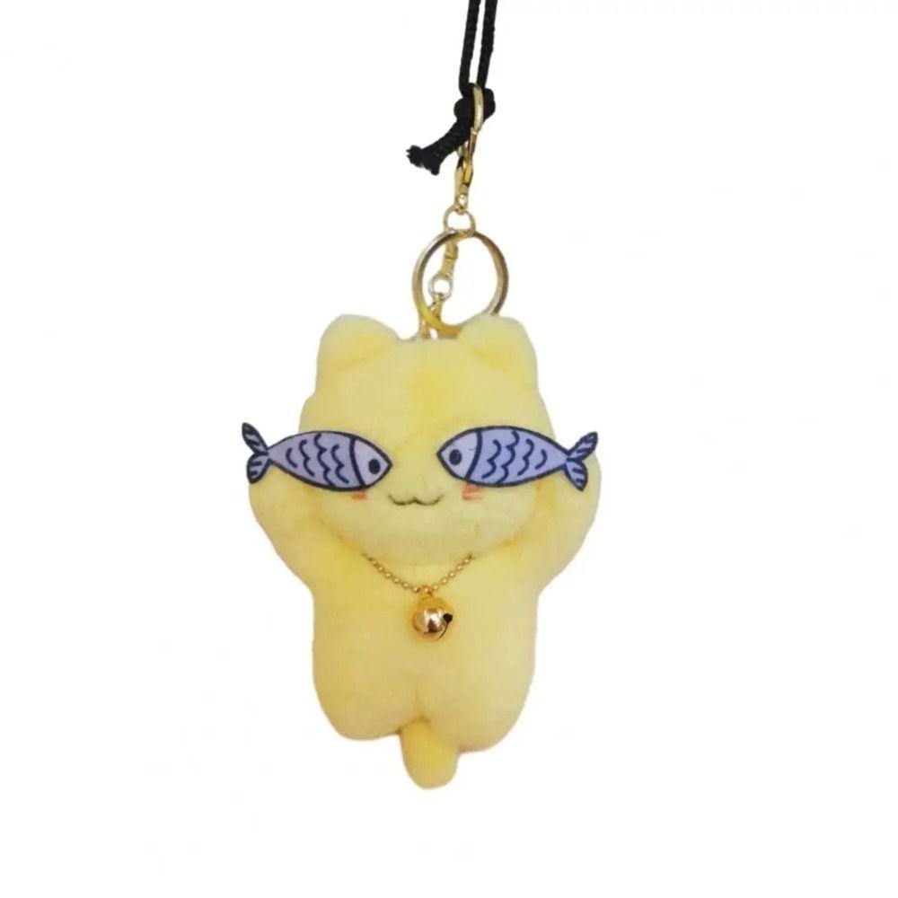 Cartoon Anime Cartoon Kitten Stuffed Doll Cat Cat Plush Keychain  Bag Pendant