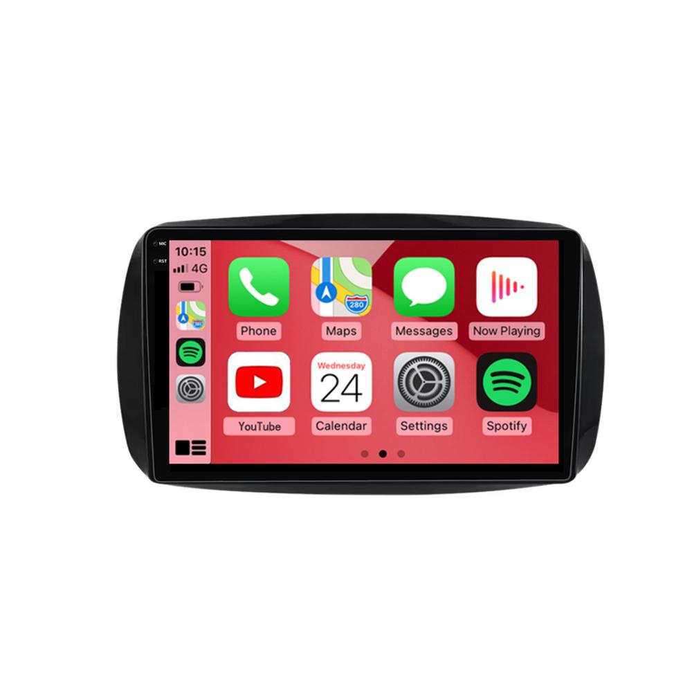 Android 14 Carplay Auto для Mercedes Benz Smart 453 Fortwo 2014 - 2020 Мультимедийный автомобильный радиоплеер WIFI Stereo 4G GPS RDS AUTO