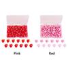 100 шт. Розовые Красные Кнопки-гвоздики Сердечки Любви Многоразовые Канцелярские товары