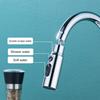 Удлинитель кухонного крана, аэратор, брызгозащищенный излив, 3 функции, кухонный кран, насадка с распылительной головкой, поворотный на 360 градусов удлинитель крана