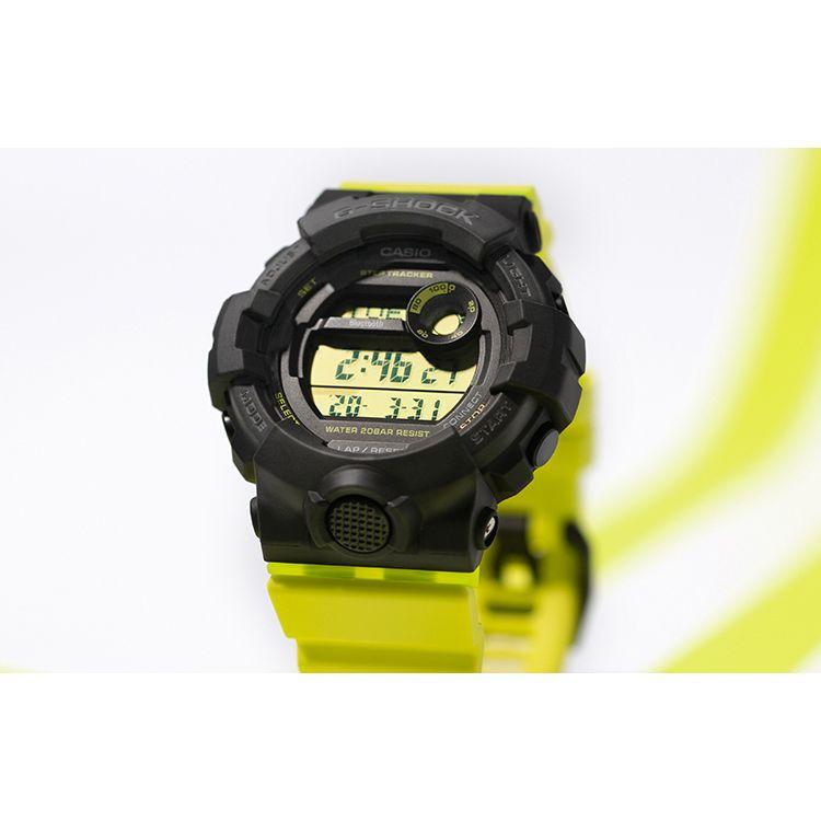 Casio Серия G-Squad Спортивные Водонепроницаемые Ударопрочные Кварцевый Механизм Ремешок из Смолы Часы Мужские Серый GMD-B800SC-1B