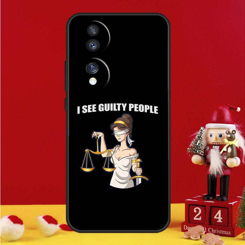 Закон Юрист Судья Справедливость Дело Для Чести Магия 8 6 7 Lite Honor X9d X9c X9b X9a X8b X8c Win 50 70 90 200 400 Pro Чехол