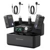 Saramonic Ultra 03 Wireless Microphone System with Time Code Lavalier 2-Channel Built-in (Black/with Microphone)