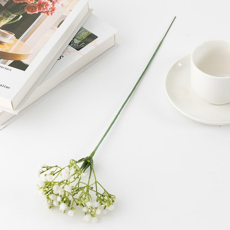 20 шт. 42 см Babys Breath Real Touch Поддельные цветы Гипсофила Цветочные оптом для дома Свадьба Гостиная Сад Декор двора Искусственные цветы