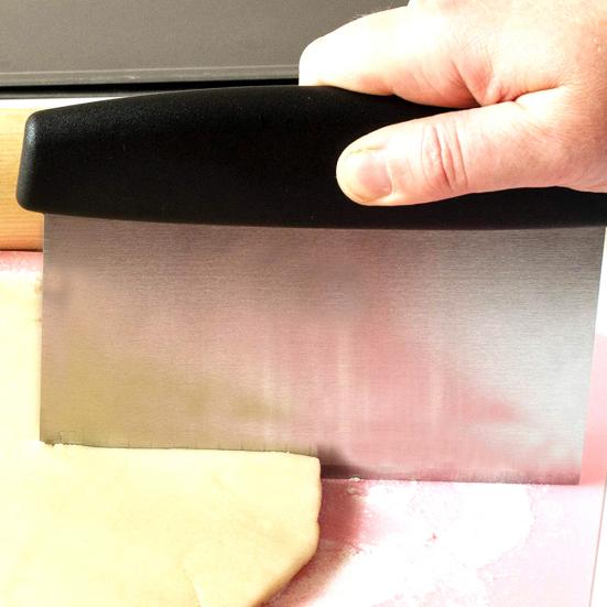 Скребок для теста Talos из нержавеющей стали, резак для молочных конфет, кухонный инструмент для выпечки кондитерских изделий