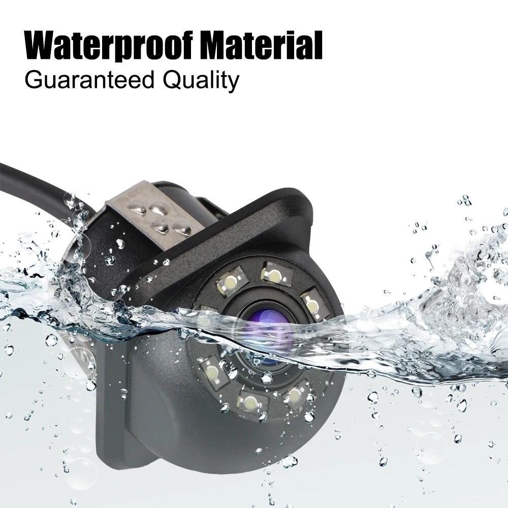 Помощь при парковке автомобиля 170° Камера заднего вида автомобиля 8 светодиодов Широкоугольная камера заднего вида Автомобильная инфракрасная камера ночного видения Мониторинг парковки