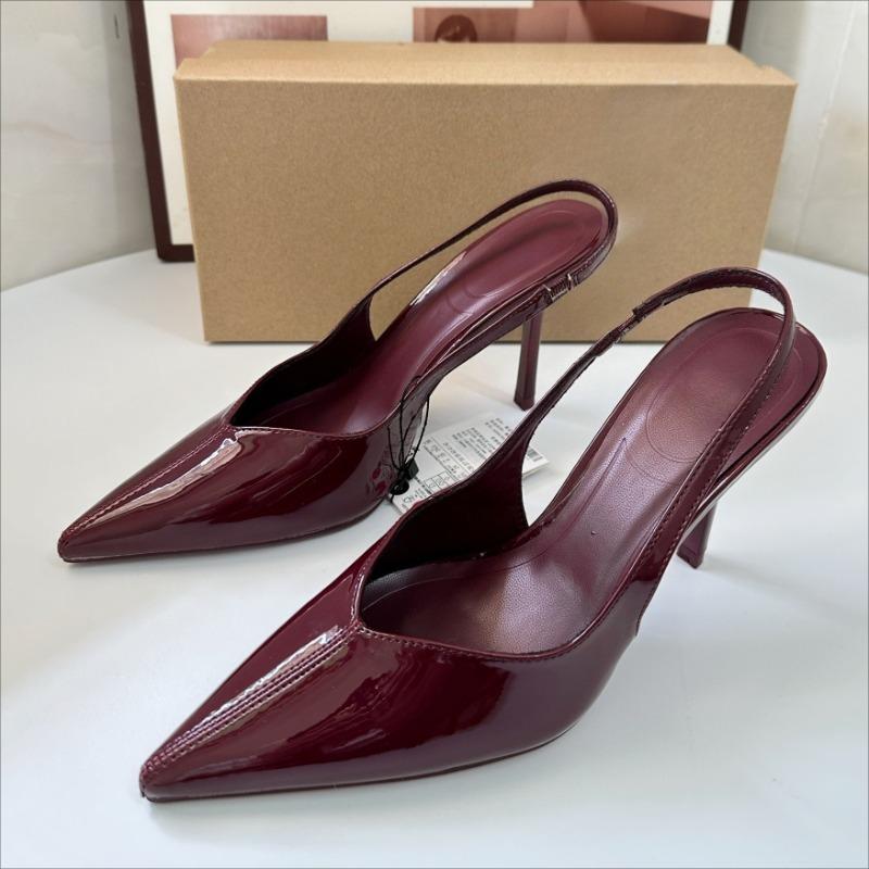 Fashion 2025 Luxury High Heels Women Sandals Designer Pointed Toe Sexy Summer Party Wedding Dress Stilettos Concise Office Lady Shoes