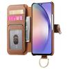 For Samsung Galaxy A05s 4G Case RFID Blocking Zipper Wallet PU Leather Mobile Cover