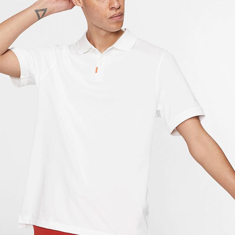 Nike Рубашка-поло Slim Fit Мужские топы Белые BV0481-100