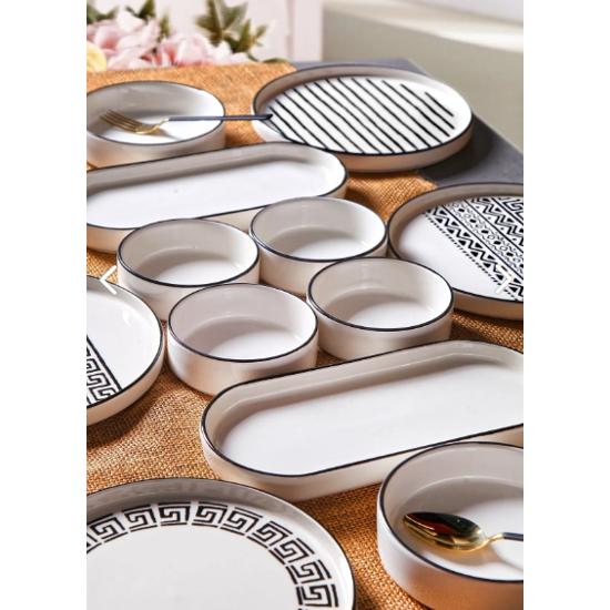 Штабелируемый набор для завтрака Sio Savior из 14 предметов на 6 человек — роскошный презентационный набор для завтрака