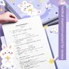 Plastic File Folder Transparent Bag File Storage Bag Durable Archives Bag