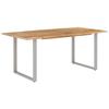 VidaXL Dining Table 180x90x76 Cm Solid Acacia Wood