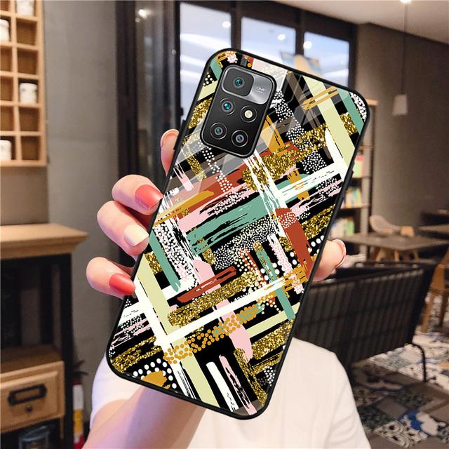 Чехол Redmi 9 для Xiaomi Redmi 10, чехол из закаленного стекла Redmi 9a 9c Nfc 8a 8 7a 6a Note 8 9 10 Pro, чехол с рисунком на спине