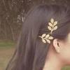 1 Pcs Leaf Olive Branches Fashion Wedding Hair Accessories Leaves Beautiful Bride Hairpin Side Folder Jewelry Hairwear