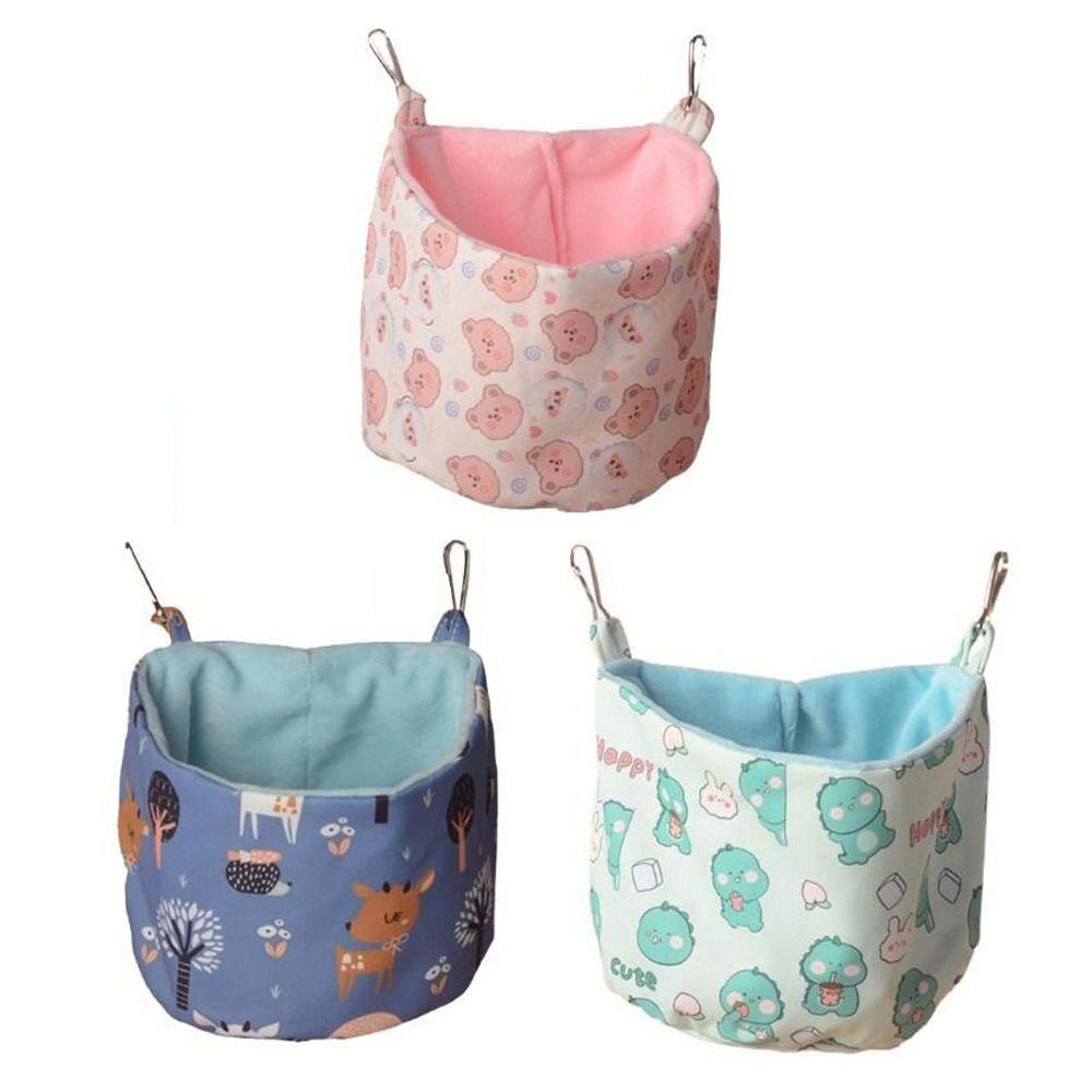 Comfortable Guinea Pig Sleeping Bag Hang Small Pet Nest Creative Hamster Hammock  Bunny
