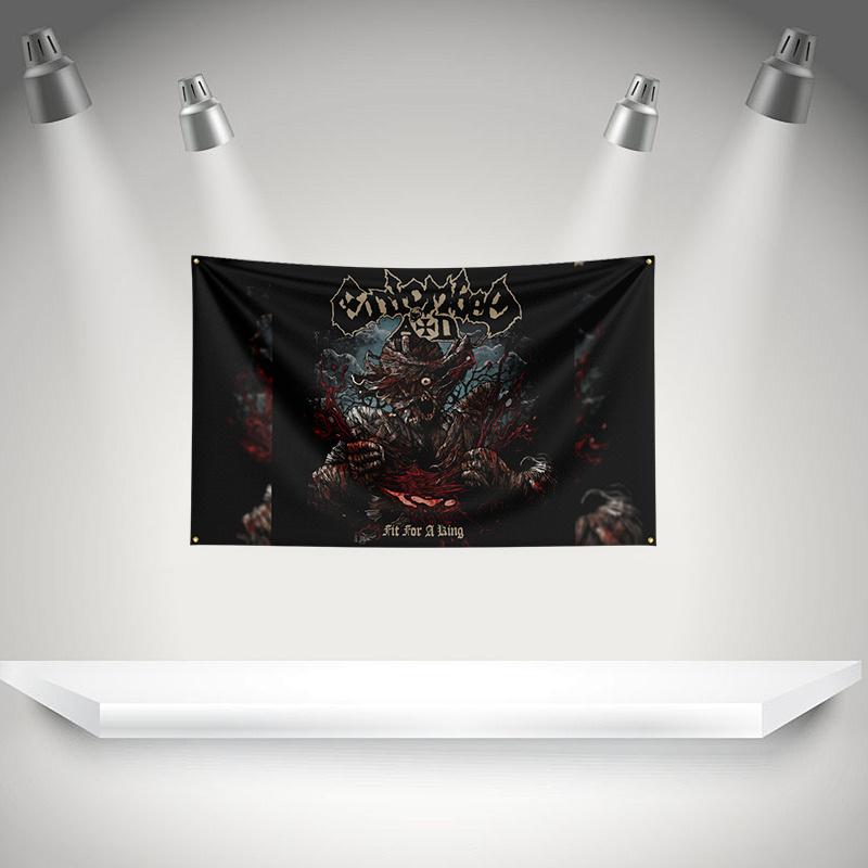 E-Entombeds Флаг Рок-музыкальная группа Баннер HD Печать Гобелен Выставка, Фанаты музыкальной группы, Декор гаража