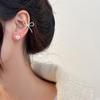 Niche Design Sense Bow Metal Ear Bone Clips Womens Gentle And Sweet Temperament Personality Fashion Universal Ears