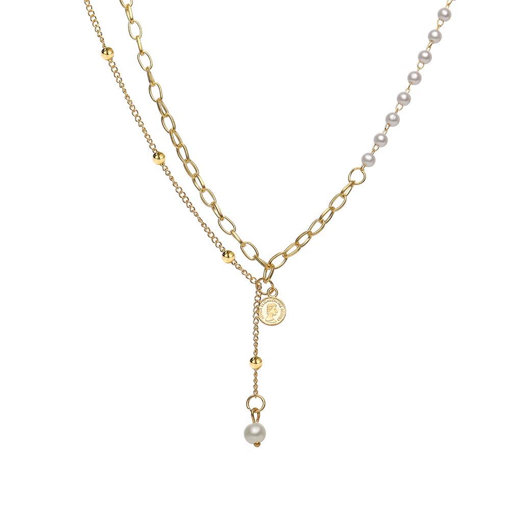 iF ME Модное многослойное золотое ожерелье, кулон с замком и бабочкой, змеей, цепочка, колье, женские ювелирные аксессуары