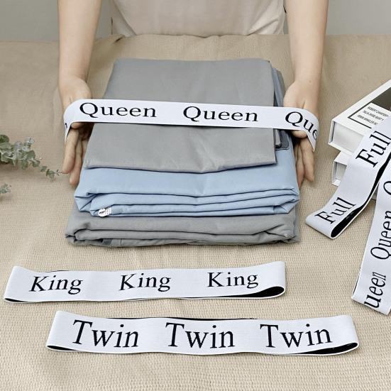 6 шт./компл., органайзер для простыни, группа Twin Full King Queen с буквами, эластичное постельное белье, держатель для хранения этикеток, ремешок для дома, товары для дома