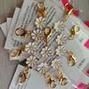 10 Pcs Oil Dripping Daisy Flower Pendant Colorful Floral Bag and Keychain Accessories Couple Family Keychain Pendant